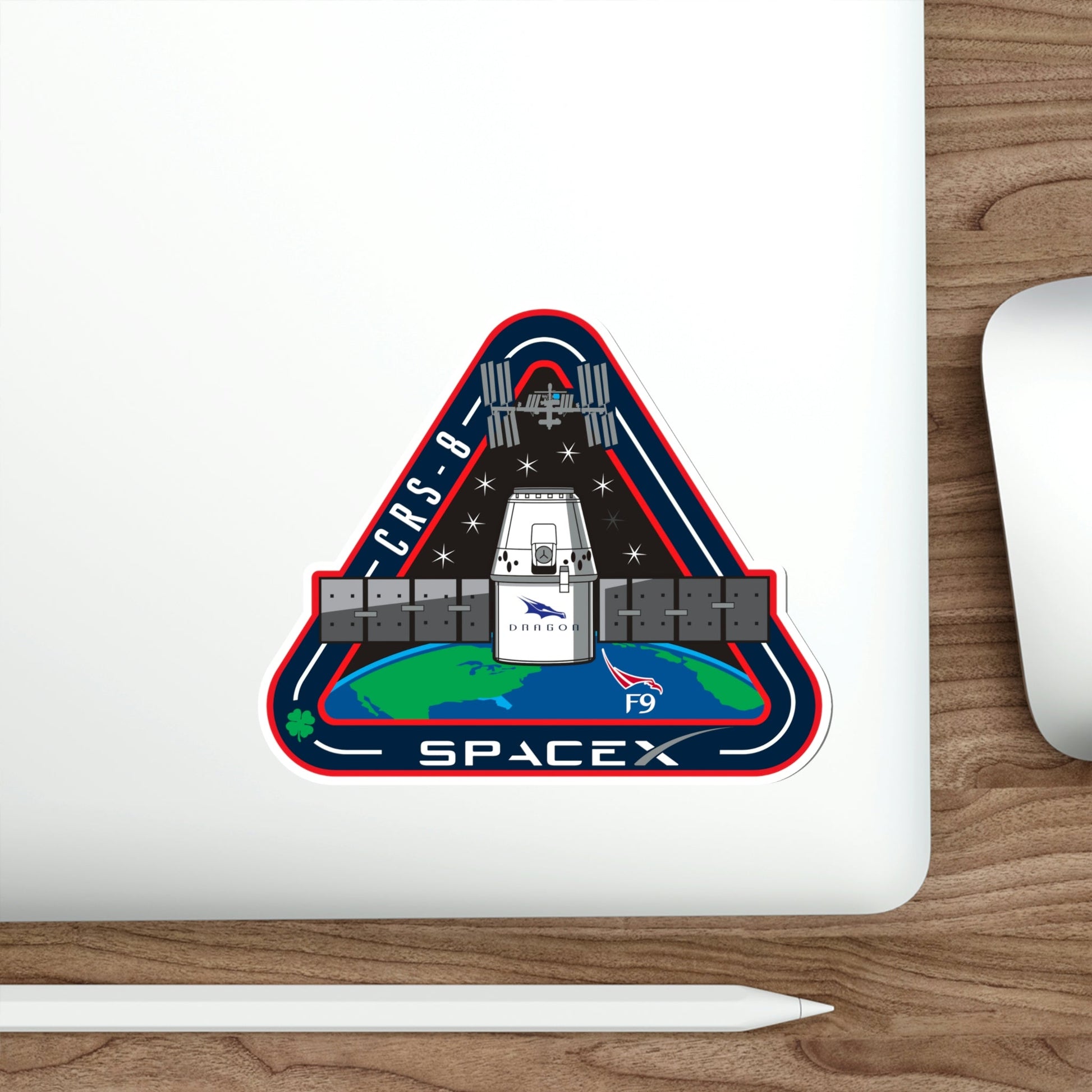 CRS-8 (SpaceX) STICKER Vinyl Die-Cut Decal-The Sticker Space