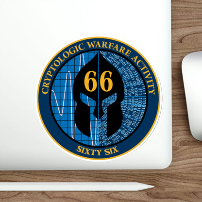 Cryptologic Warfare Activity 66 (U.S. Navy) STICKER Vinyl Die-Cut Decal-The Sticker Space
