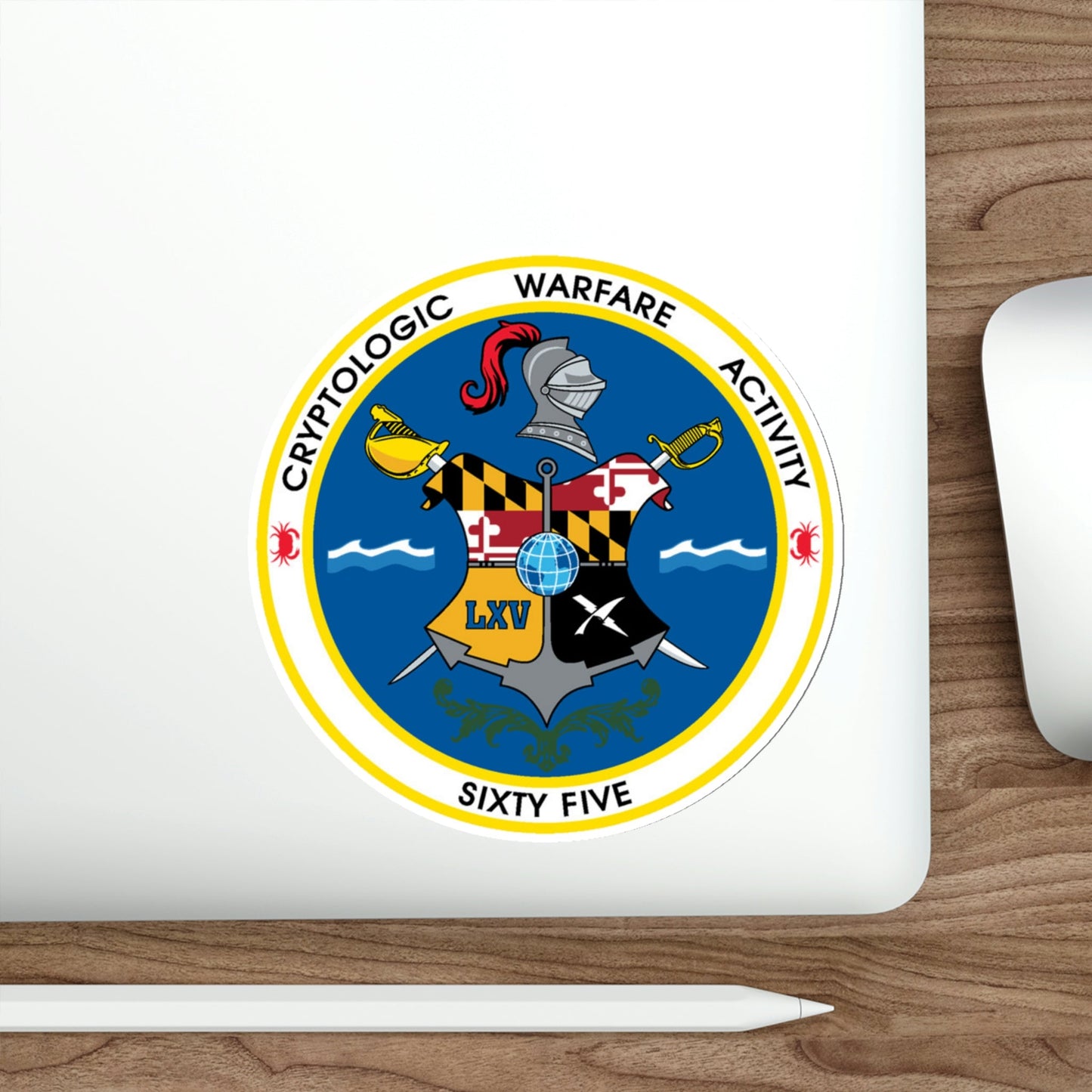 Cryptologic Warfare Activity Sixty Five (U.S. Navy) STICKER Vinyl Die-Cut Decal-The Sticker Space