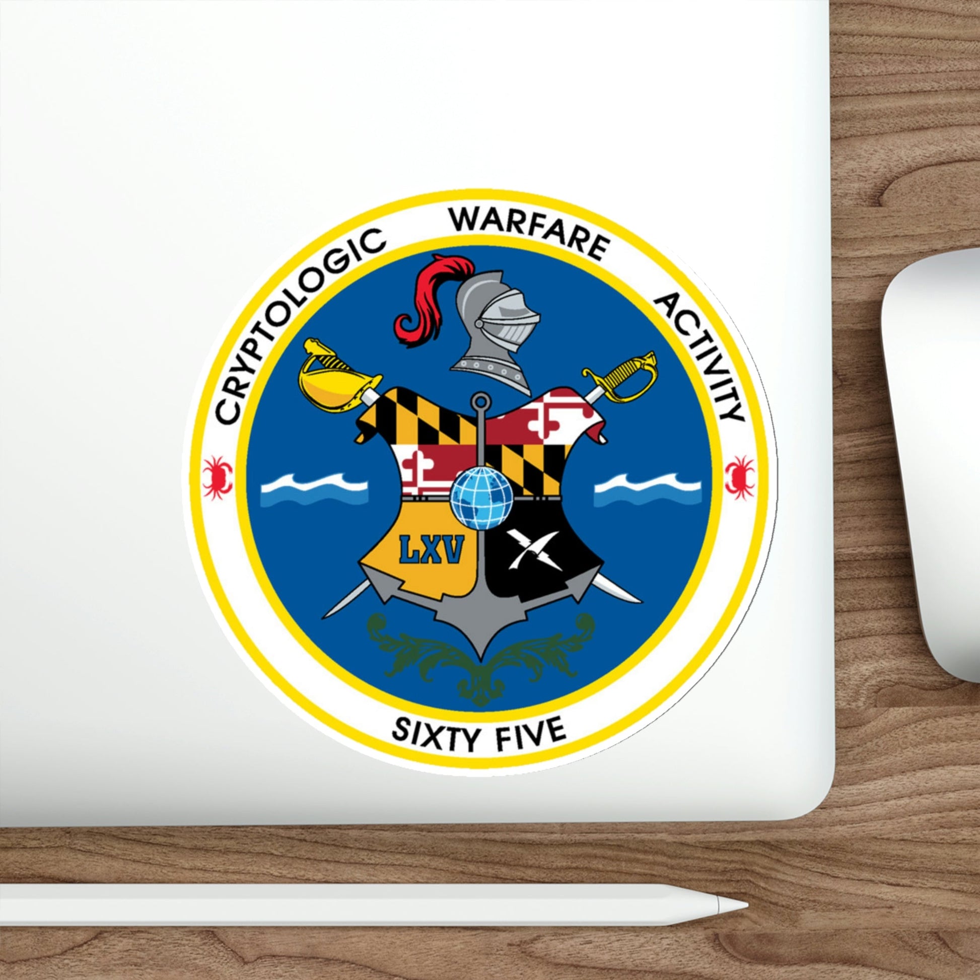 Cryptologic Warfare Activity Sixty Five (U.S. Navy) STICKER Vinyl Die-Cut Decal-The Sticker Space