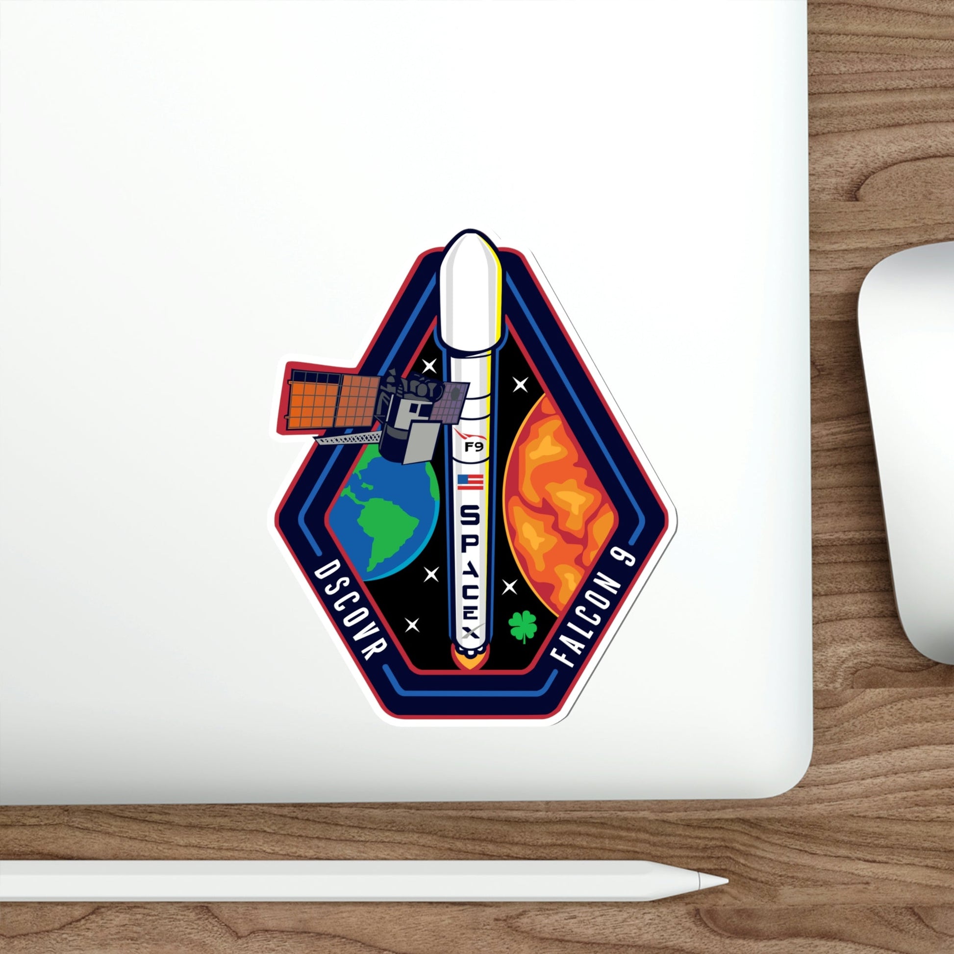 Deep Space Climate Observatory Falcon 9 CASSIOPE (SpaceX) STICKER Vinyl Die-Cut Decal-The Sticker Space