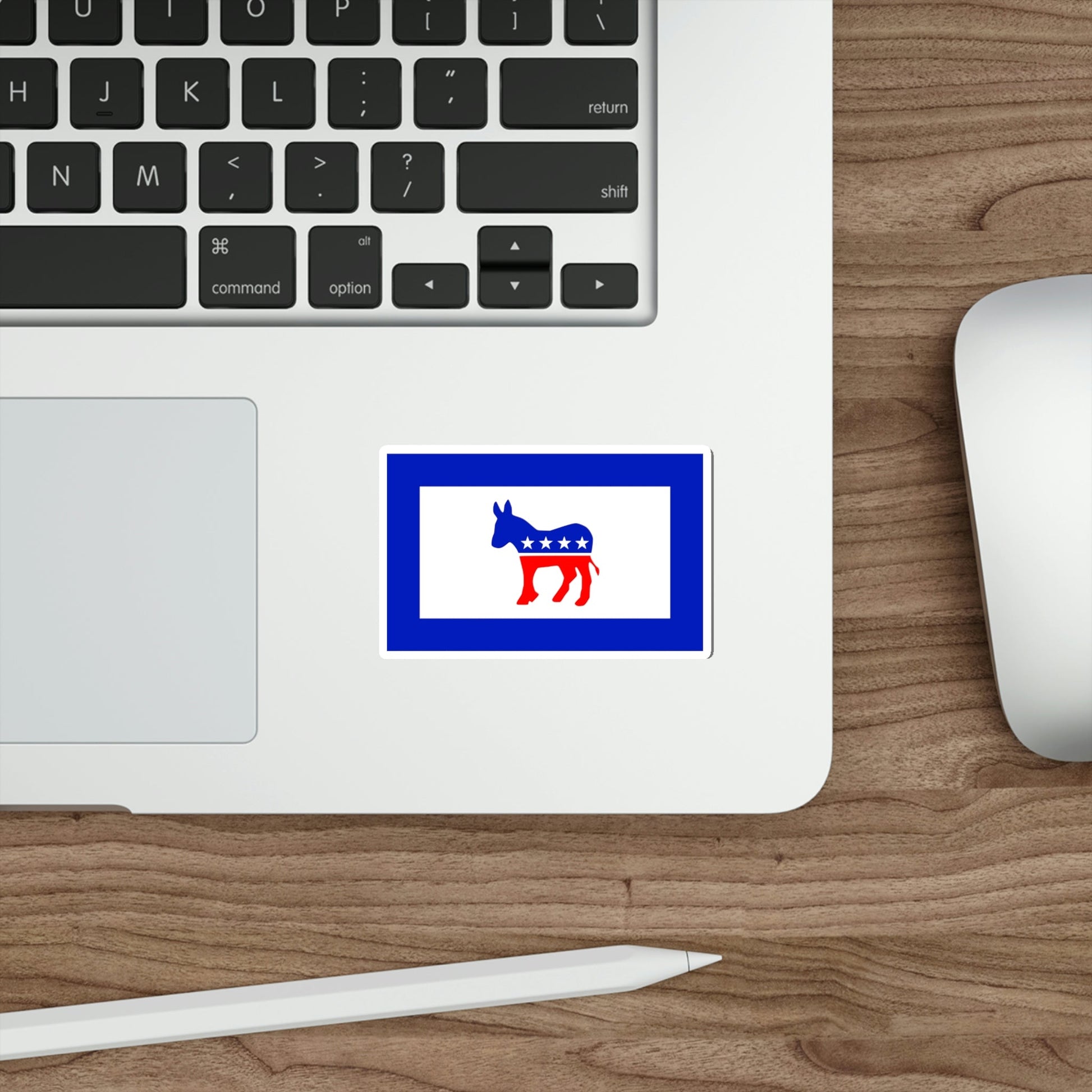 Democratic Party Flag STICKER Vinyl Die-Cut Decal-The Sticker Space