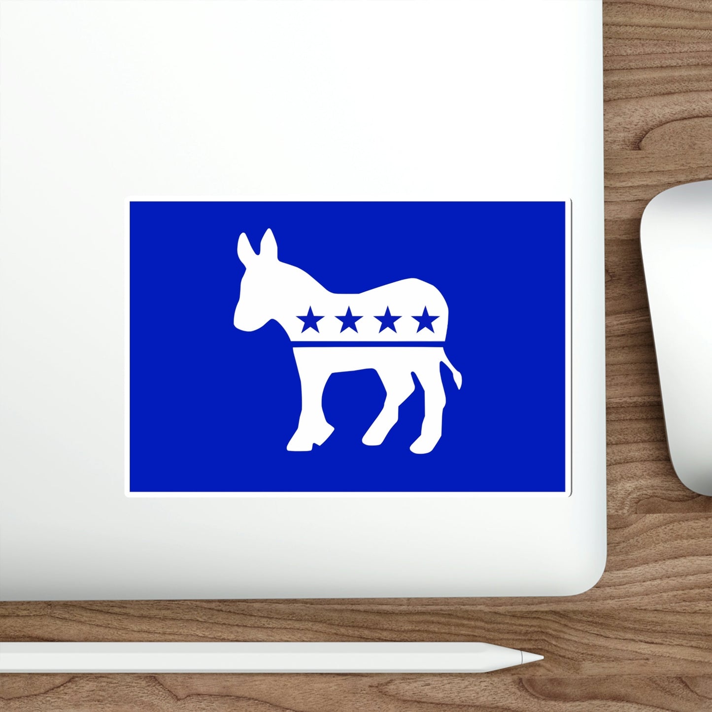 Democratic Party Flag v2 STICKER Vinyl Die-Cut Decal-The Sticker Space