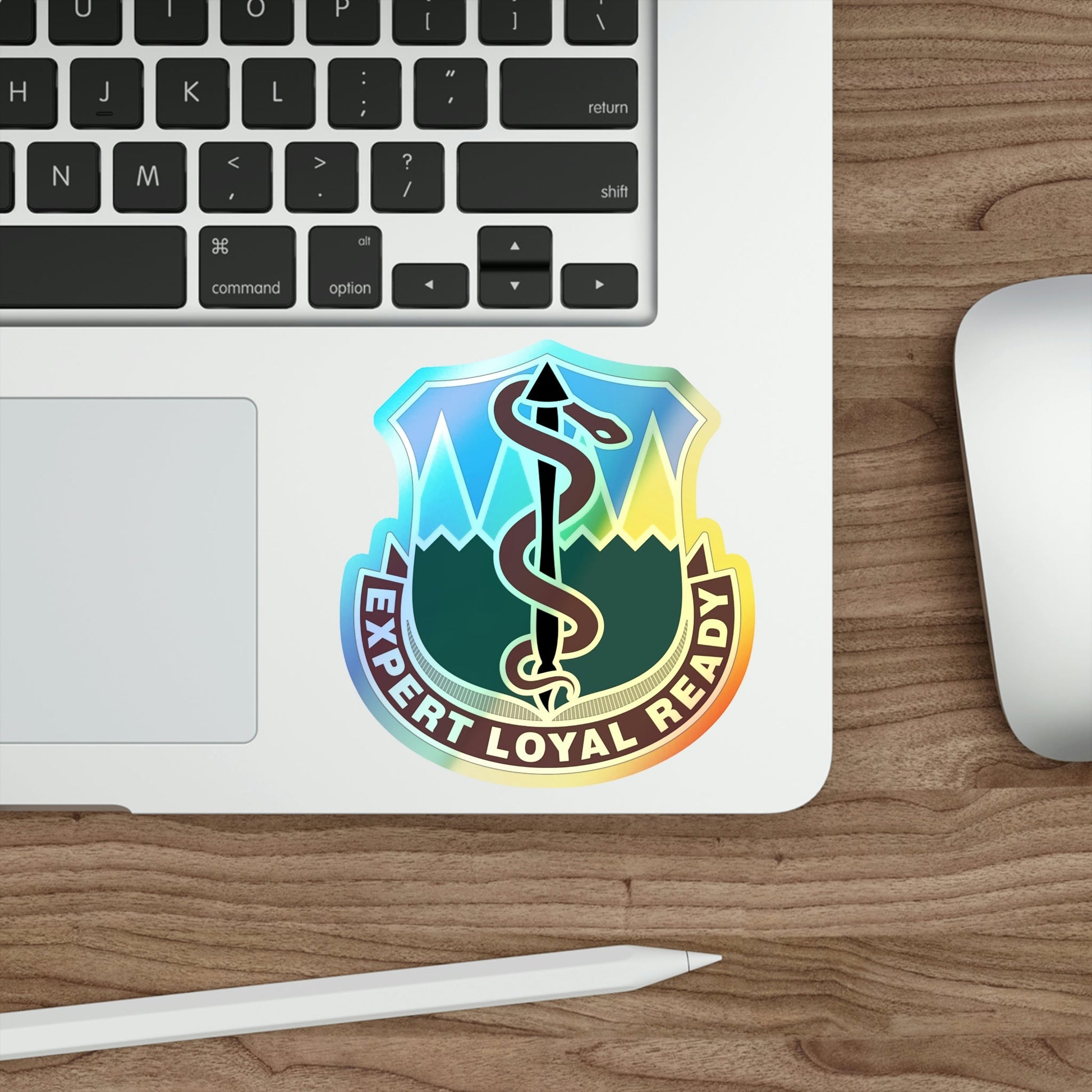 Dental Health Activity Fort Carson (U.S. Army) Holographic STICKER Die-Cut Vinyl Decal-The Sticker Space