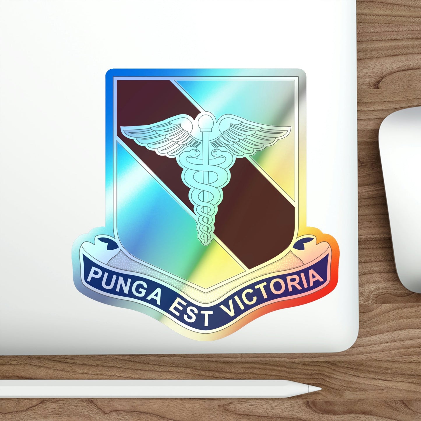 Dental Health Activity Fort Hood (U.S. Army) Holographic STICKER Die-Cut Vinyl Decal-The Sticker Space