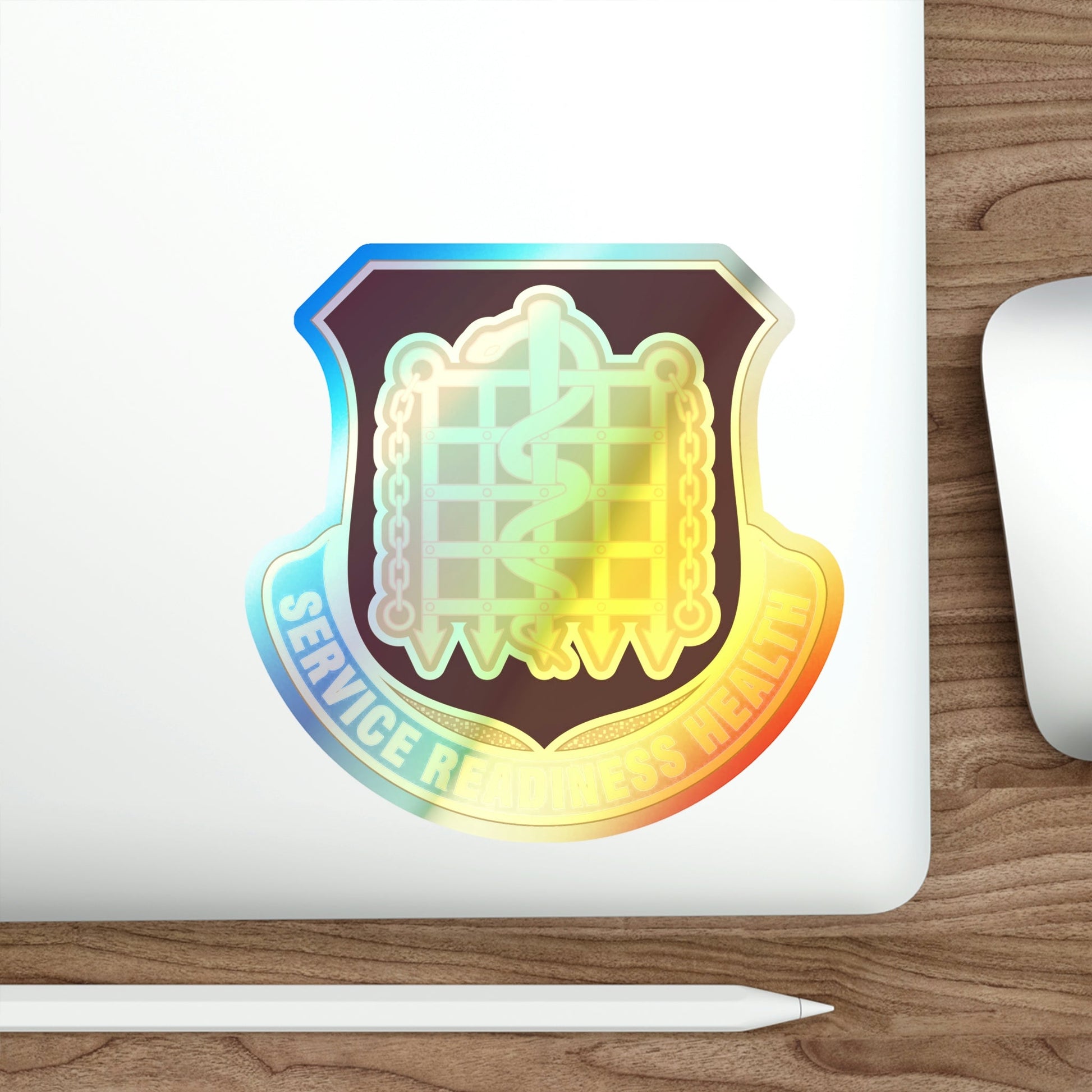 Dental Health Activity Fort Knox (U.S. Army) Holographic STICKER Die-Cut Vinyl Decal-The Sticker Space