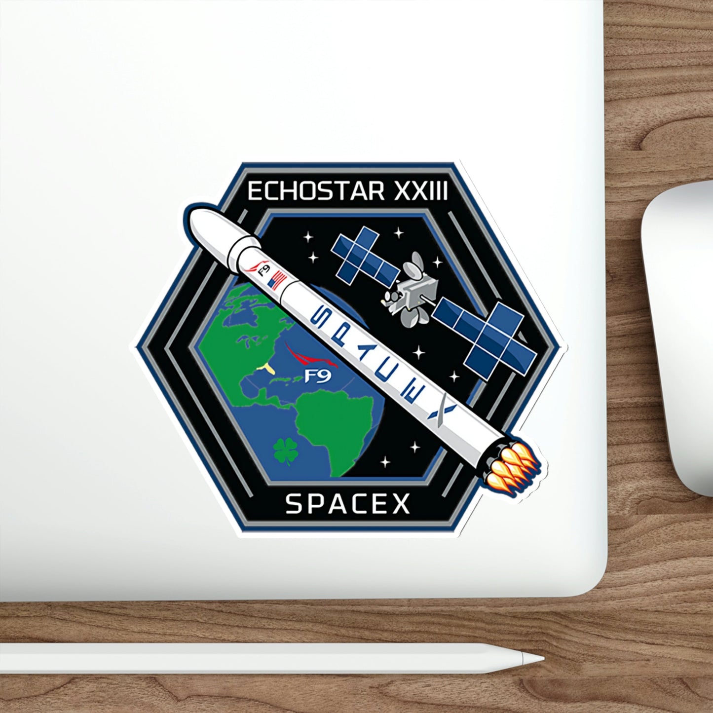 EchoStar 23 (SpaceX) STICKER Vinyl Die-Cut Decal-The Sticker Space
