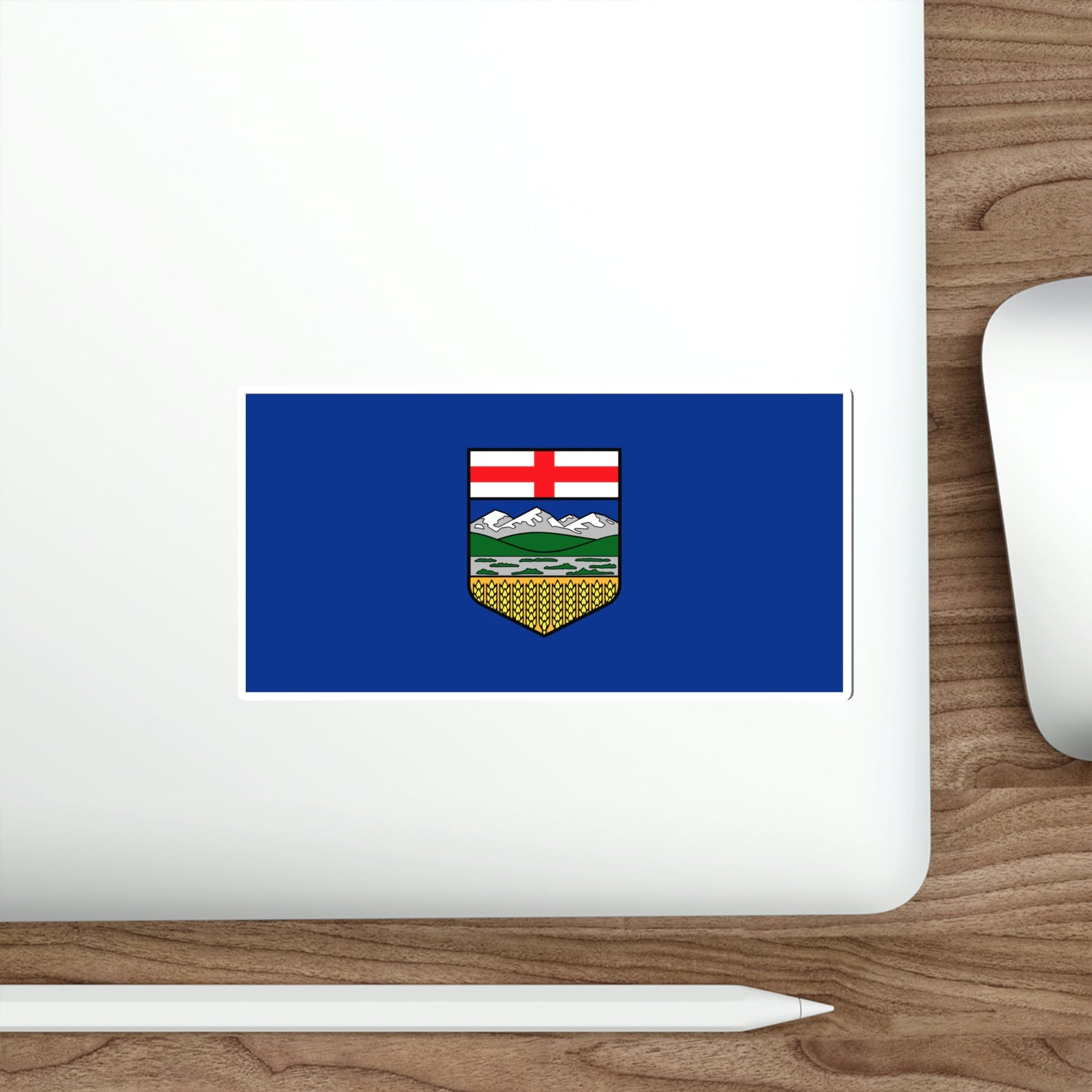 Flag of Alberta Canada STICKER Vinyl Die-Cut Decal-The Sticker Space