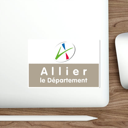 Flag of Allier France STICKER Vinyl Die-Cut Decal-The Sticker Space