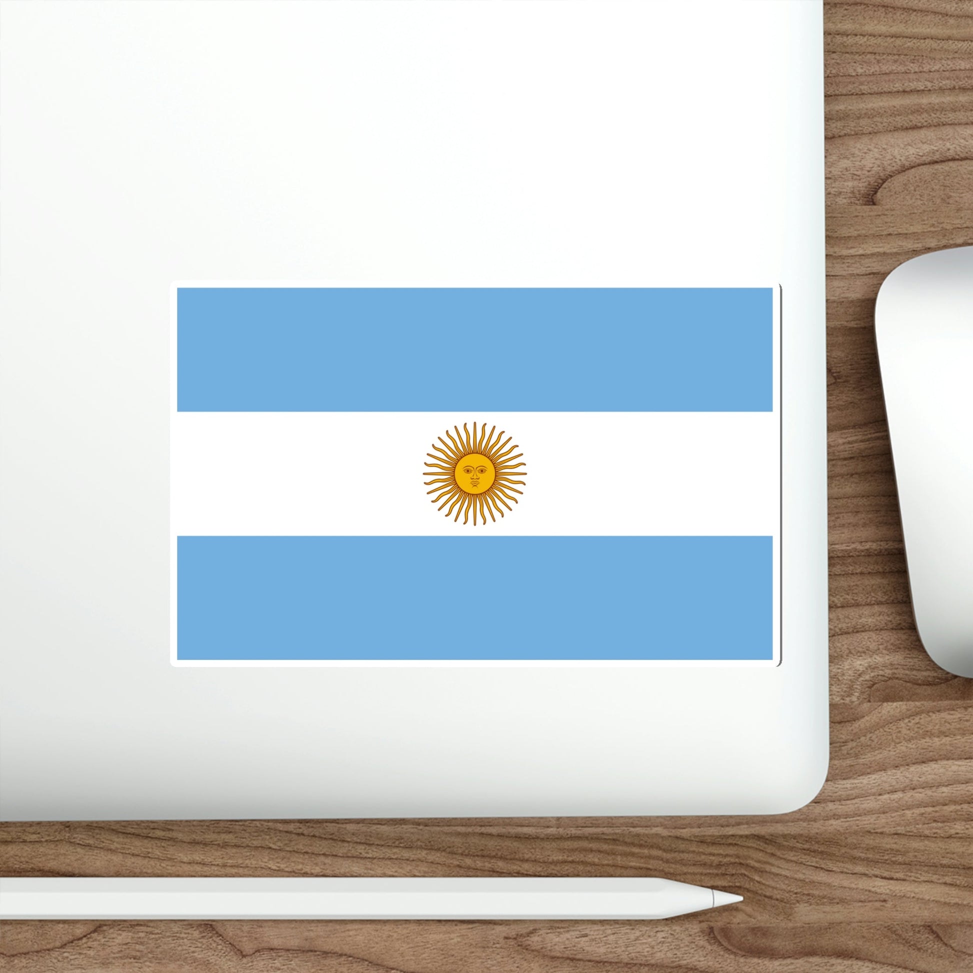 Flag of Argentina STICKER Vinyl Die-Cut Decal-The Sticker Space