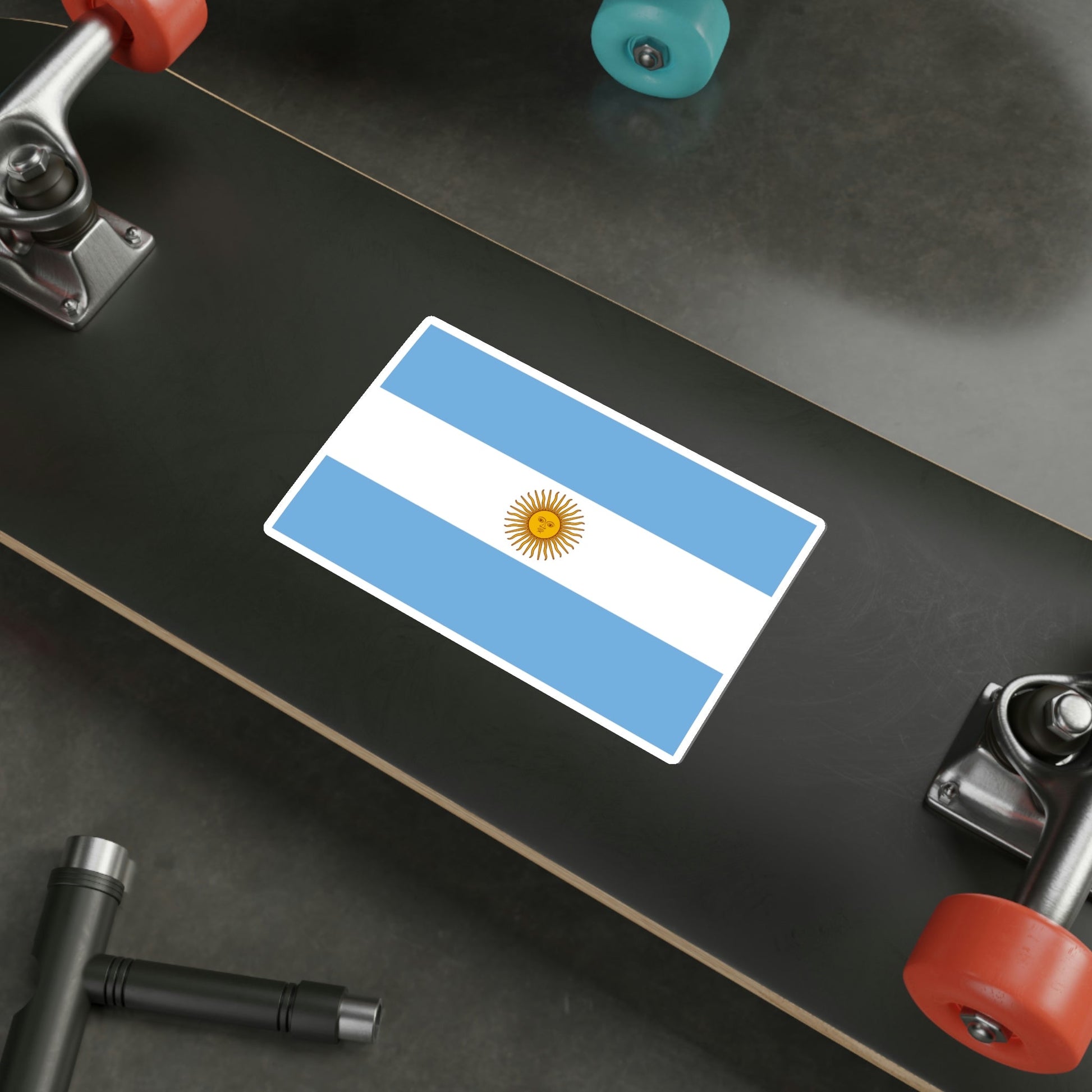 Flag of Argentina STICKER Vinyl Die-Cut Decal-The Sticker Space