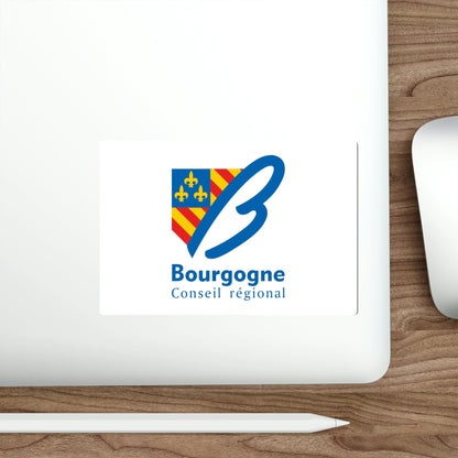 Flag of Bourgogne France 2 STICKER Vinyl Die-Cut Decal-The Sticker Space
