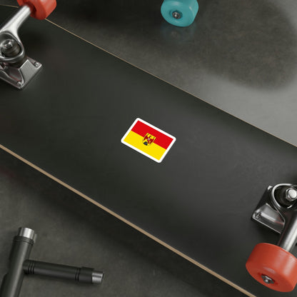 Flag of Burgenland Austria STICKER Vinyl Die-Cut Decal-The Sticker Space