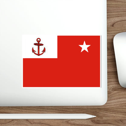 Flag of Commander of the Revolutionary Navy of Cuba STICKER Vinyl Die-Cut Decal-The Sticker Space