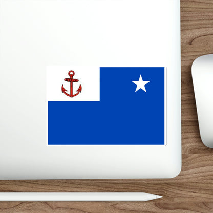 Flag of Deputy Chief of the Revolutionary Navy of Cuba STICKER Vinyl Die-Cut Decal-The Sticker Space