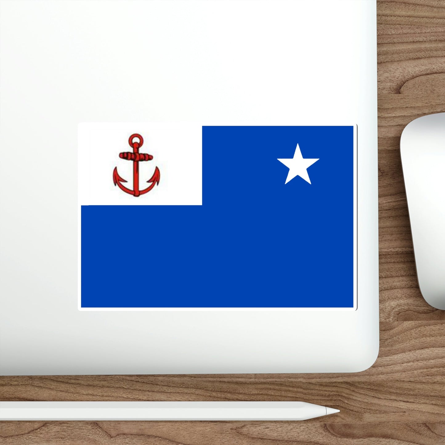 Flag of Deputy Chief of the Revolutionary Navy of Cuba STICKER Vinyl Die-Cut Decal-The Sticker Space