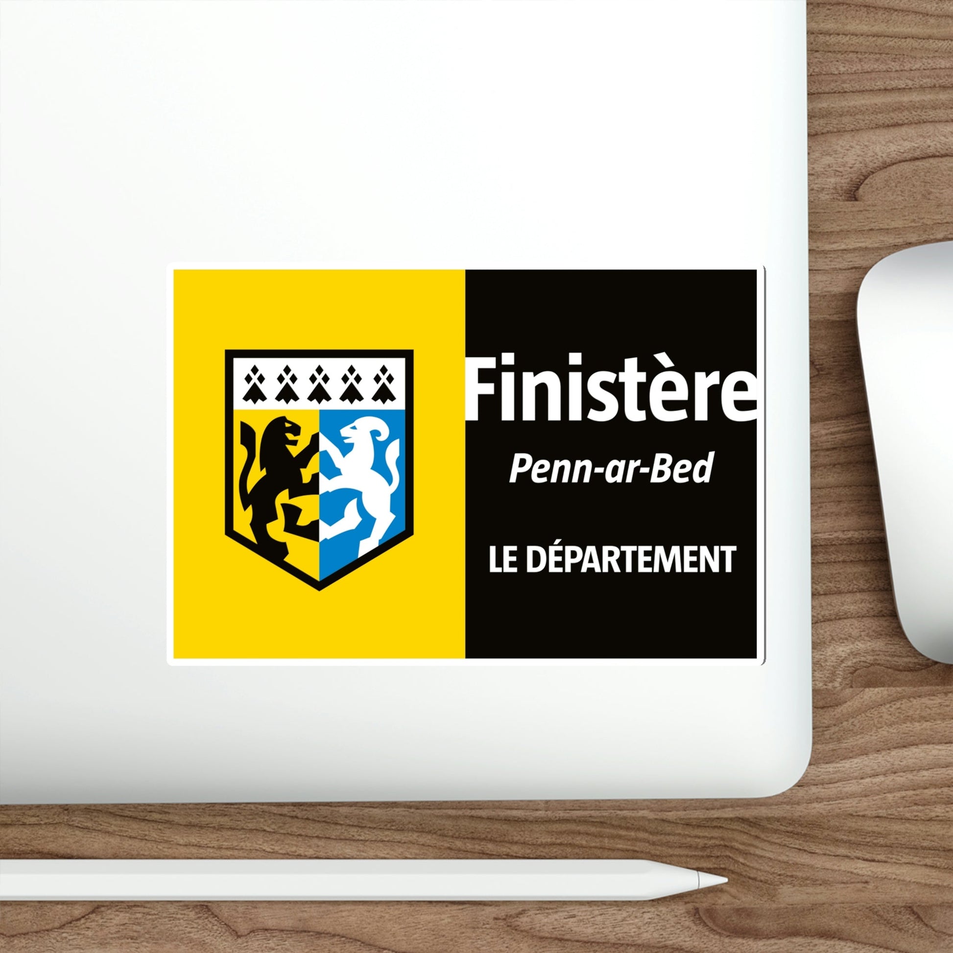 Flag of Finistère France STICKER Vinyl Die-Cut Decal-The Sticker Space