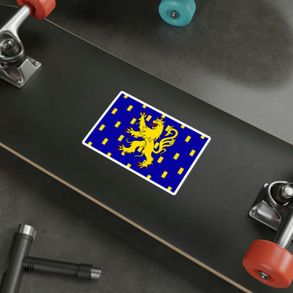 Flag of Franche Comté France STICKER Vinyl Die-Cut Decal-The Sticker Space