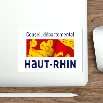 Flag of Haut Rhin France STICKER Vinyl Die-Cut Decal-The Sticker Space