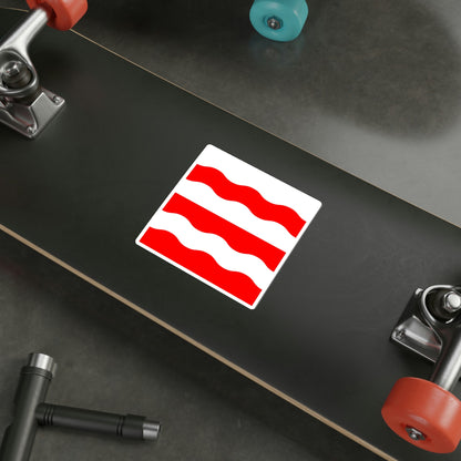 Flag of Morges Switzerland STICKER Vinyl Die-Cut Decal-The Sticker Space