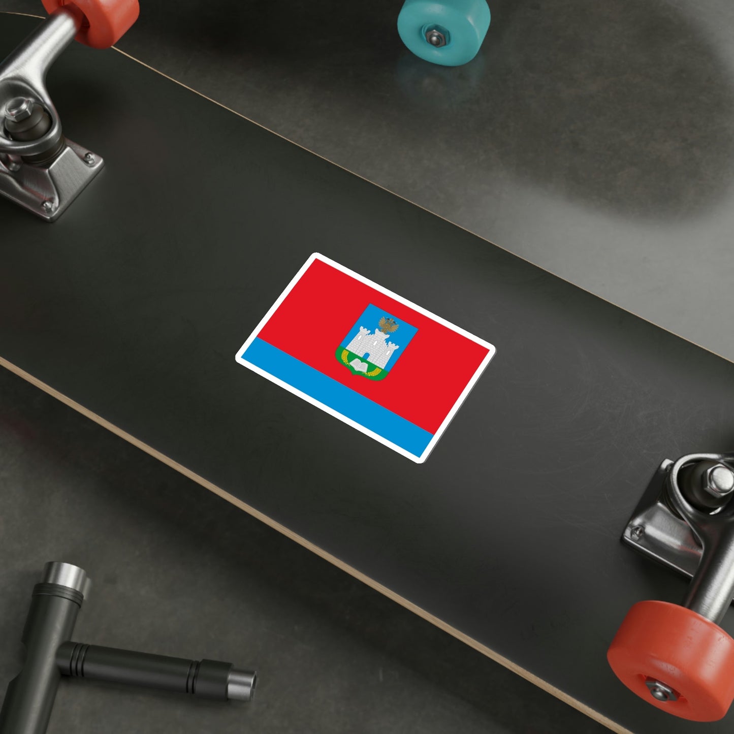 Flag of Oryol Oblast Russia STICKER Vinyl Die-Cut Decal-The Sticker Space
