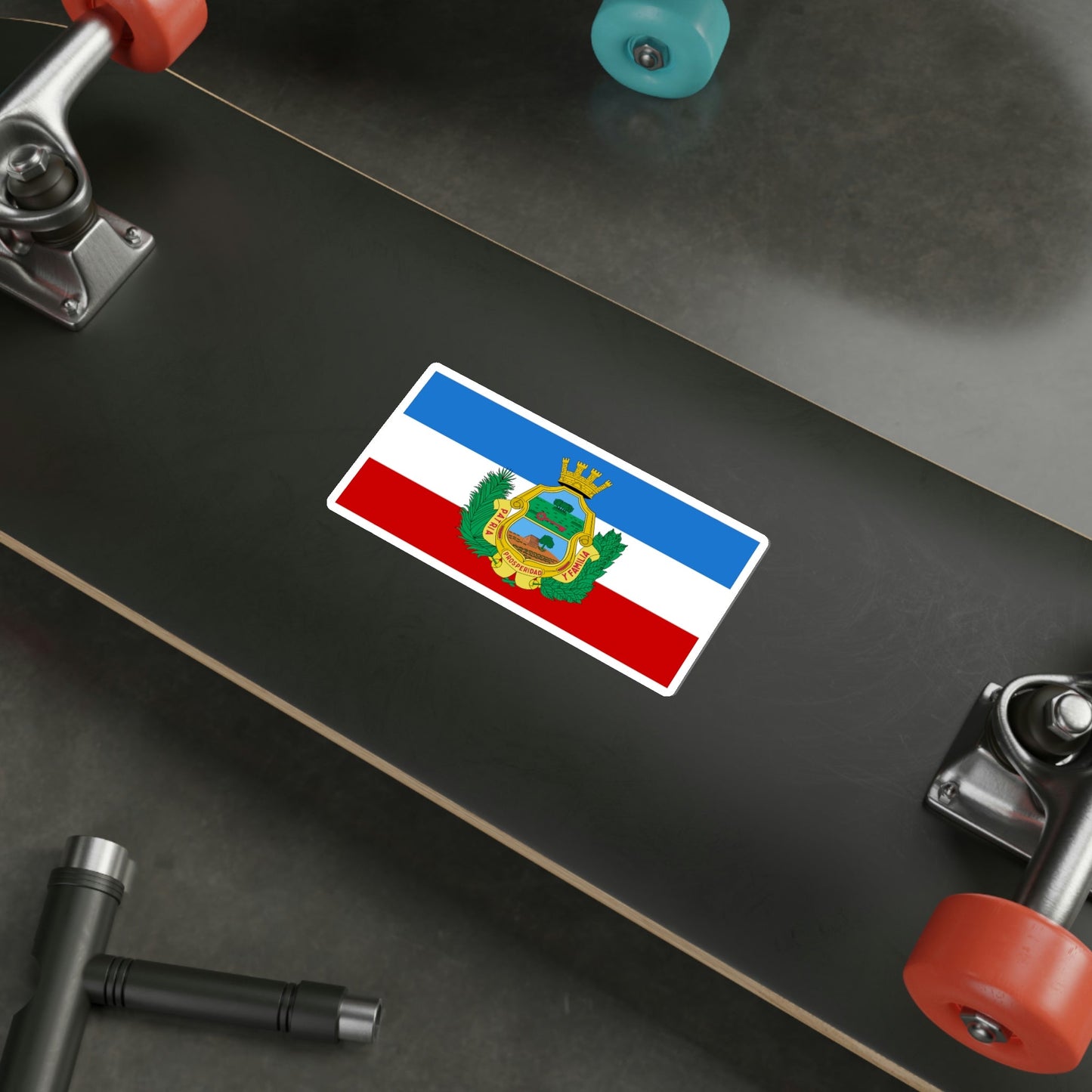 Flag of Santa Clara, Cuba STICKER Vinyl Die-Cut Decal-The Sticker Space