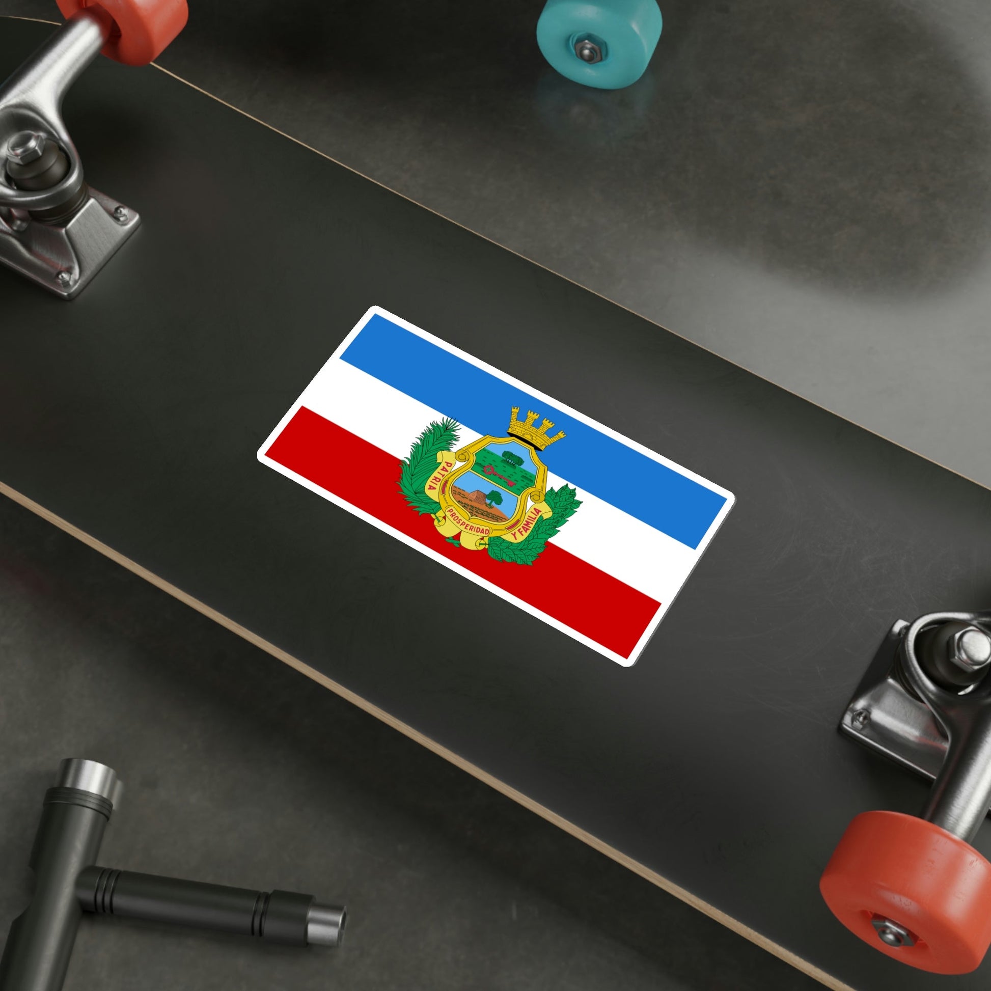 Flag of Santa Clara, Cuba STICKER Vinyl Die-Cut Decal-The Sticker Space