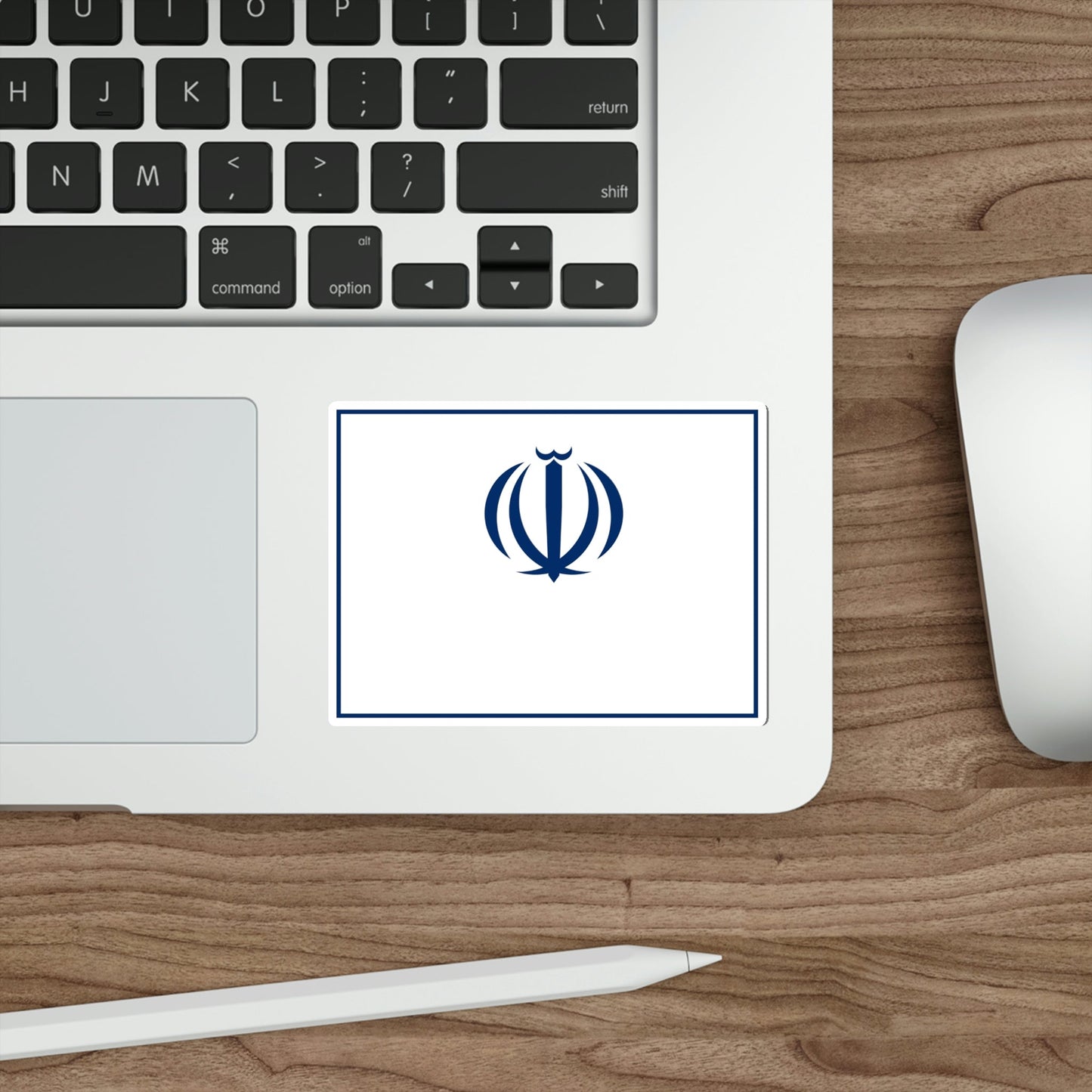 Flag of the Ministry of Economic Affairs and Finance (Iran) STICKER Vinyl Die-Cut Decal-The Sticker Space