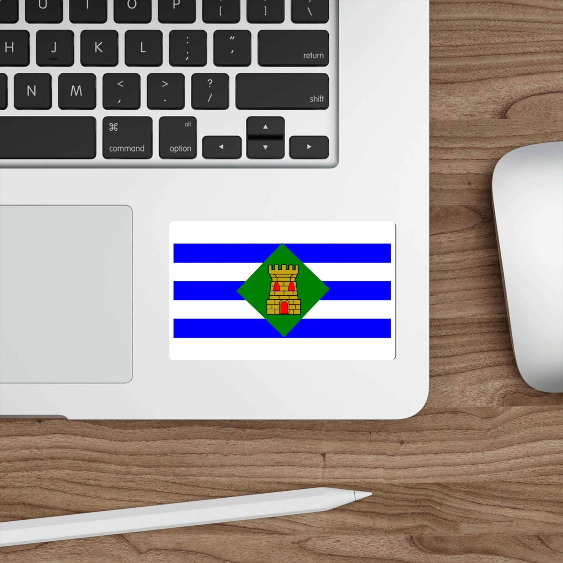 Flag of Vieques Puerto Rico STICKER Vinyl Die-Cut Decal-The Sticker Space