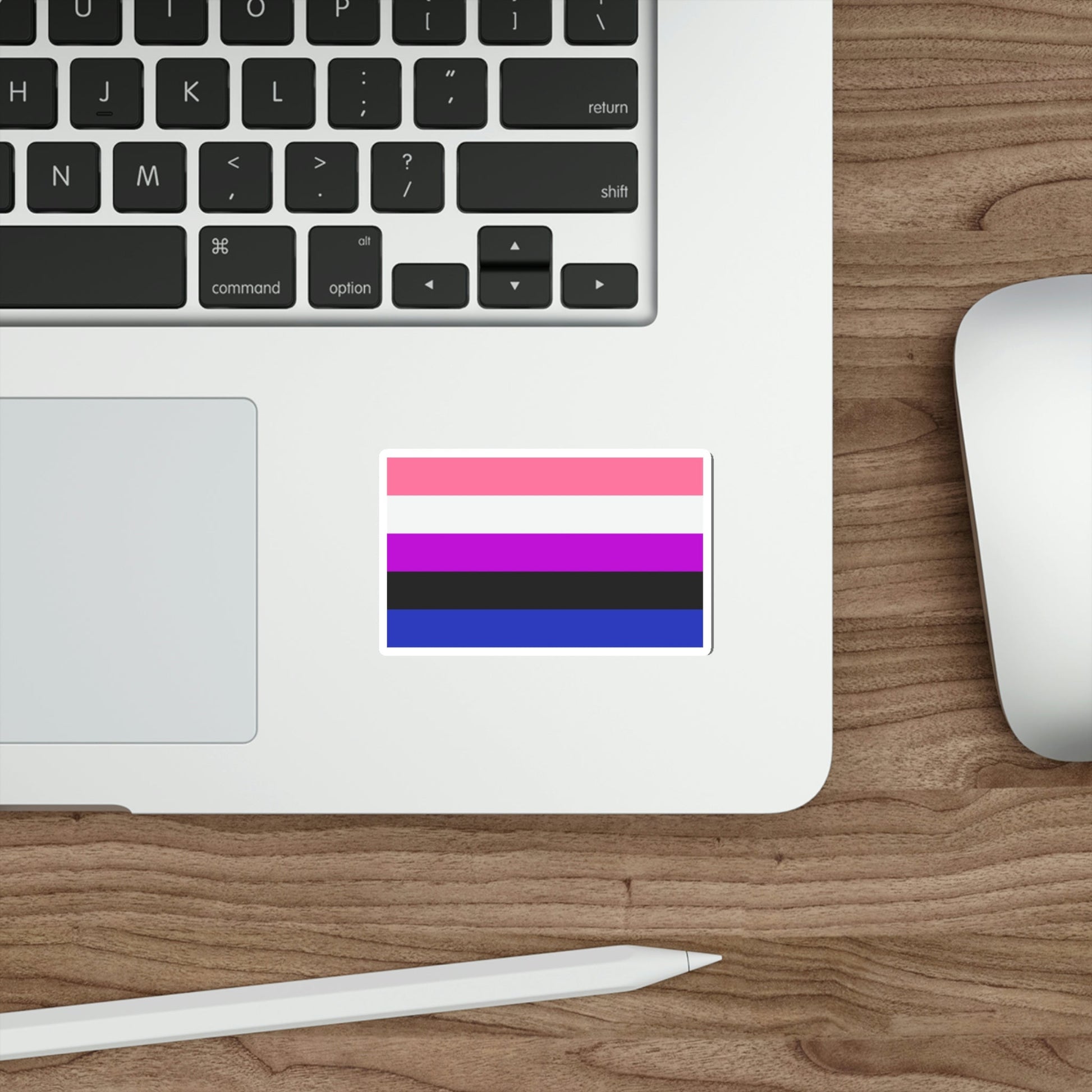 Genderfluidity Pride Flag STICKER Vinyl Die-Cut Decal-The Sticker Space