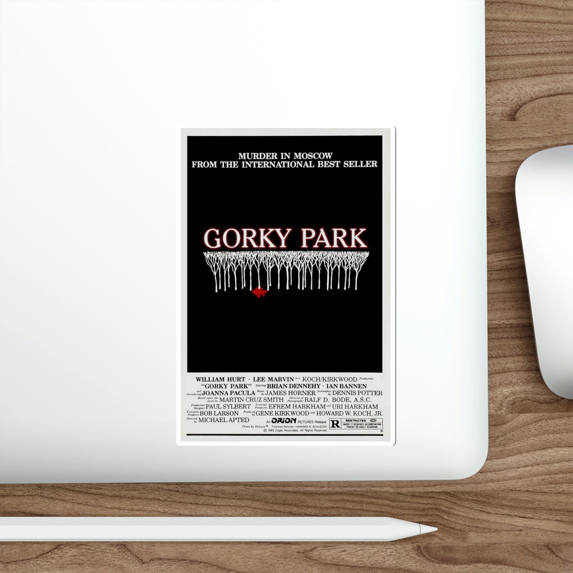 Gorky Park 1983 Movie Poster STICKER Vinyl Die-Cut Decal-The Sticker Space