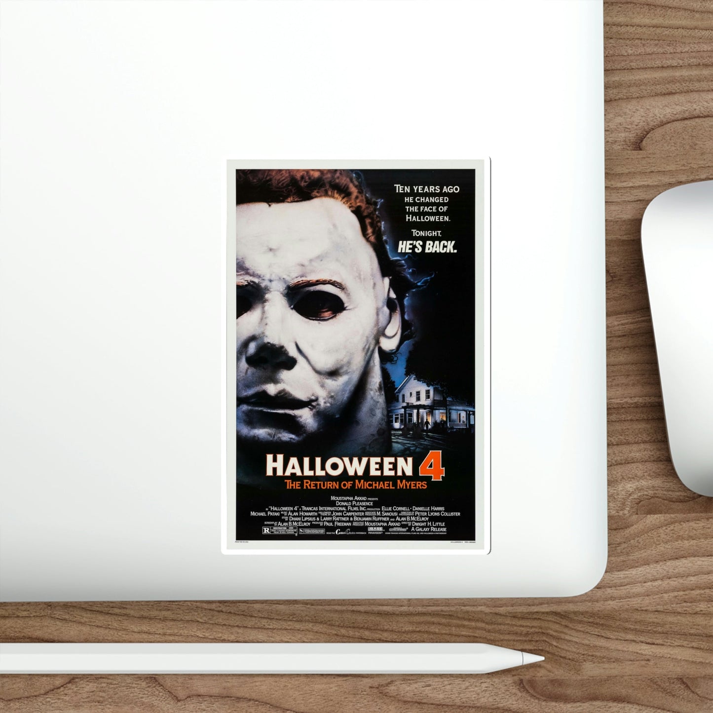 Halloween 4 The Return of Michael 1988 Movie Poster STICKER Vinyl Die-Cut Decal-The Sticker Space