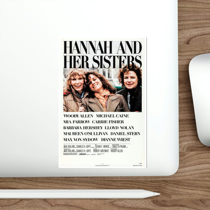 Hannah and Her Sisters 1986 Movie Poster STICKER Vinyl Die-Cut Decal-The Sticker Space