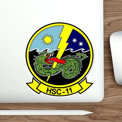 HSC 11 Helicopter Sea Combat Squadron 11 (U.S. Navy) STICKER Vinyl Die-Cut Decal-The Sticker Space