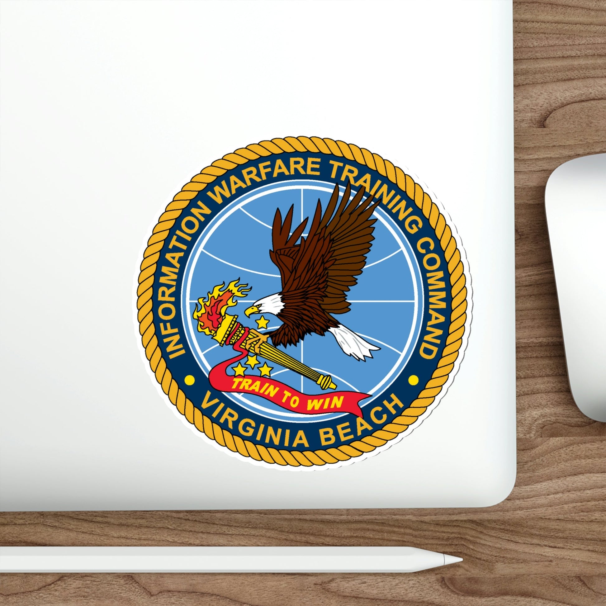 Information Warfare Training Command VA Beach (U.S. Navy) STICKER Vinyl Die-Cut Decal-The Sticker Space