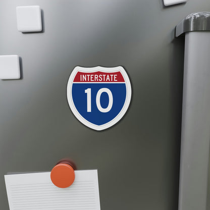 Interstate 10 (U.S. Highways) Die-Cut Magnet-The Sticker Space