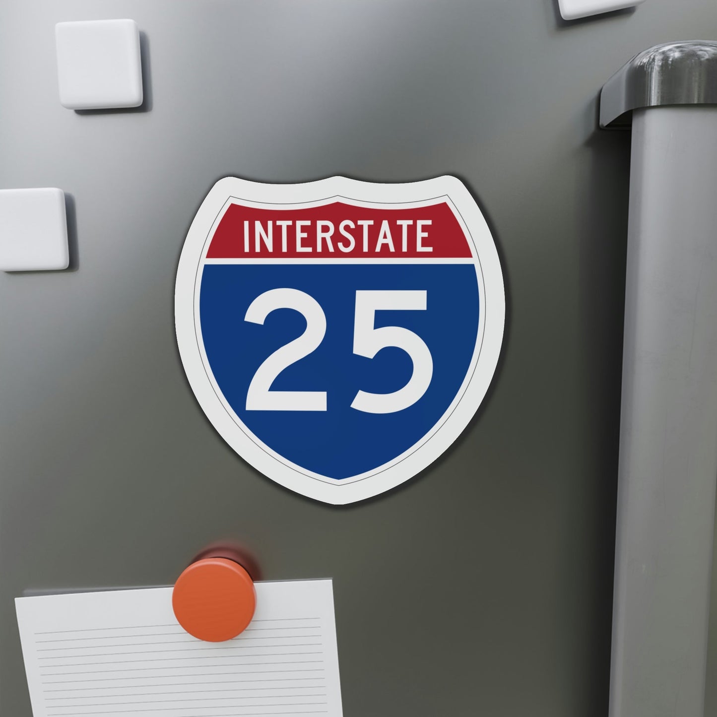 Interstate 25 (U.S. Highways) Die-Cut Magnet-The Sticker Space