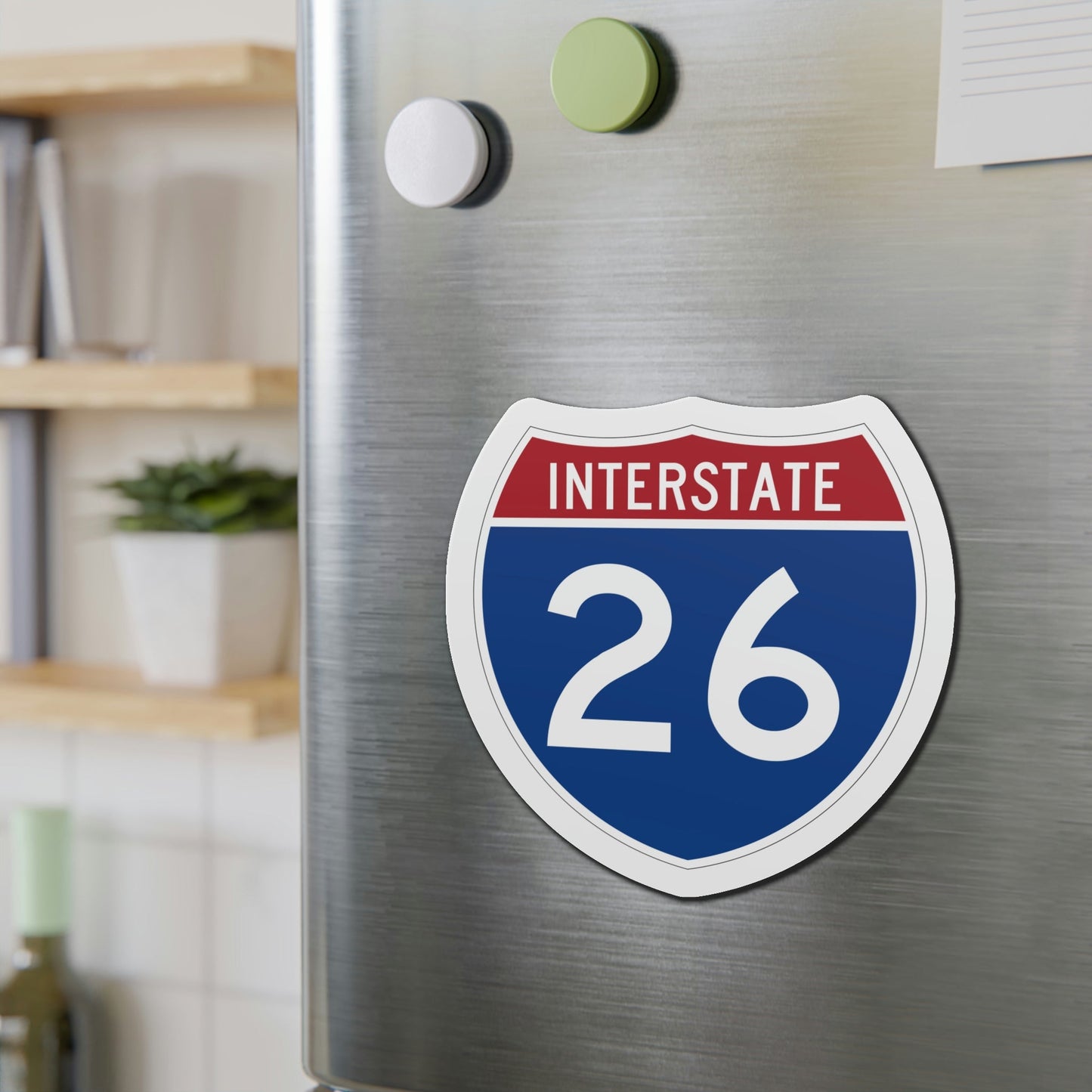 Interstate 26 (U.S. Highways) Die-Cut Magnet-The Sticker Space