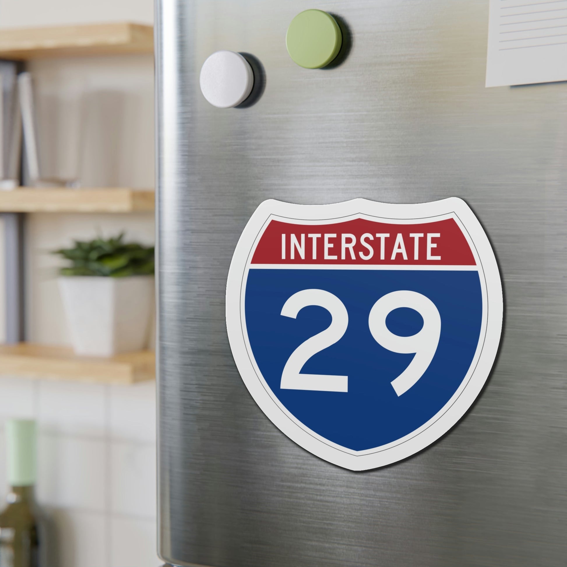 Interstate 29 (U.S. Highways) Die-Cut Magnet-The Sticker Space