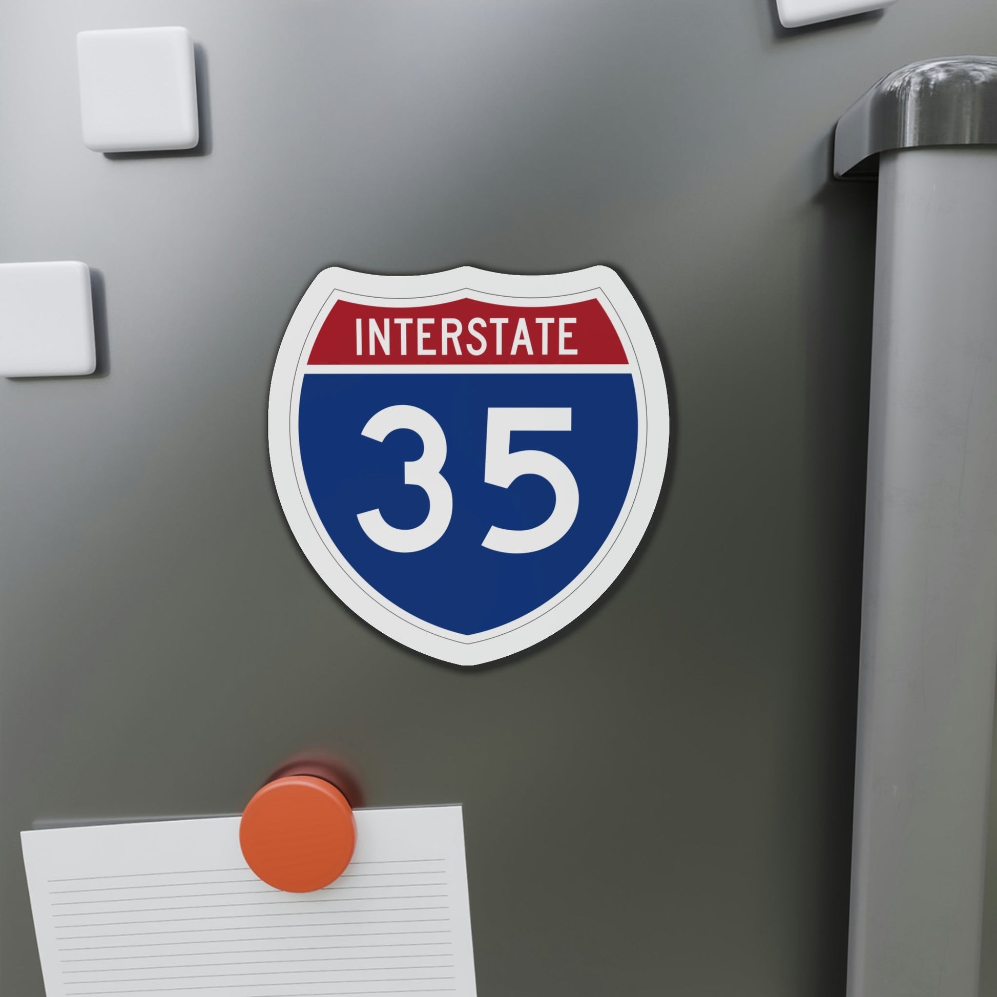 Interstate 35 (U.S. Highways) Die-Cut Magnet-The Sticker Space