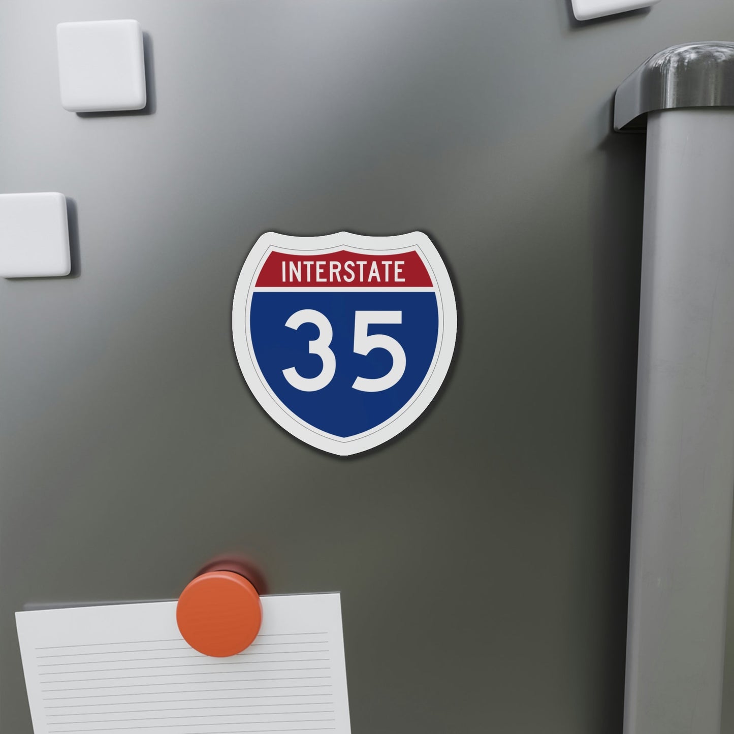 Interstate 35 (U.S. Highways) Die-Cut Magnet-The Sticker Space