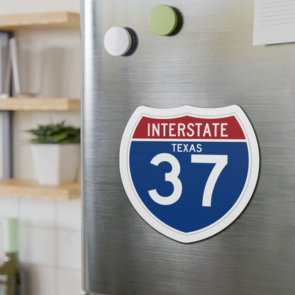 Interstate 37 (U.S. Highways) Die-Cut Magnet-The Sticker Space