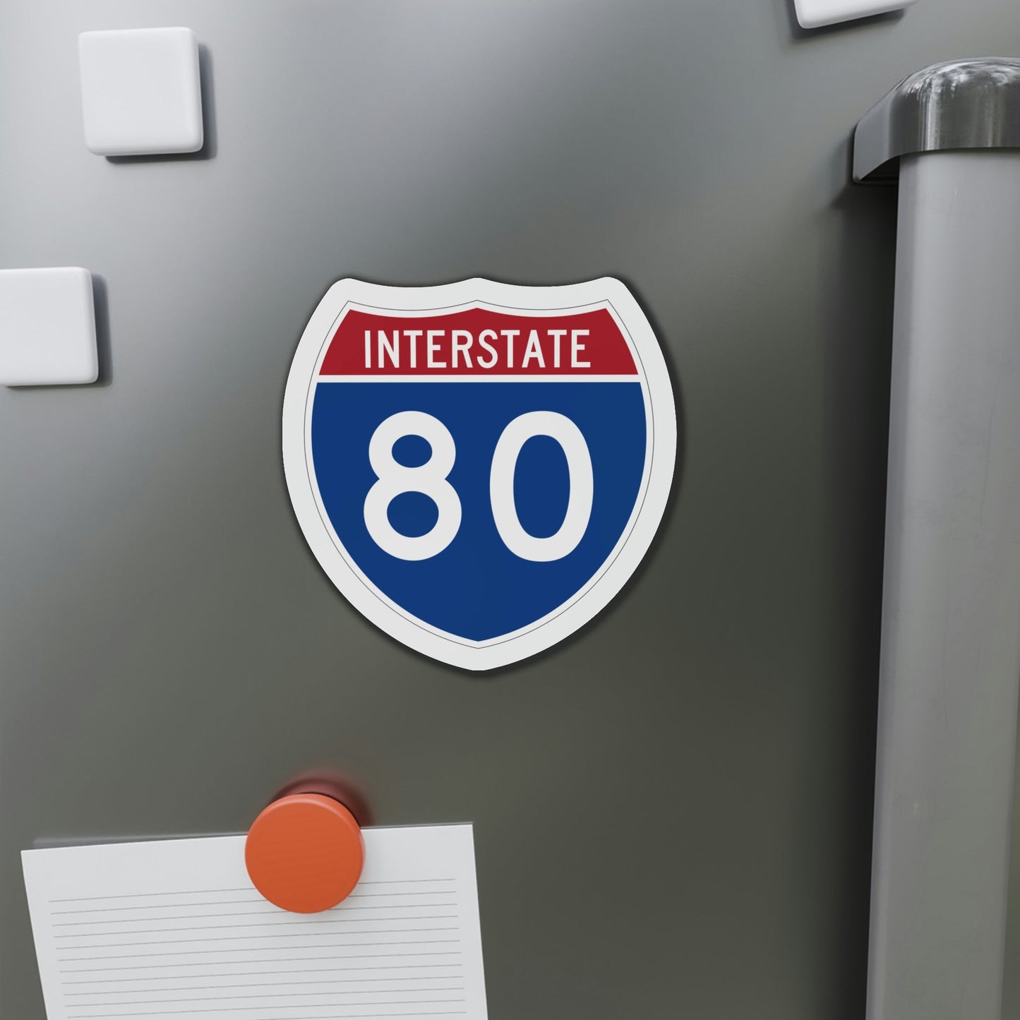 Interstate 80 (U.S. Highways) Die-Cut Magnet-The Sticker Space