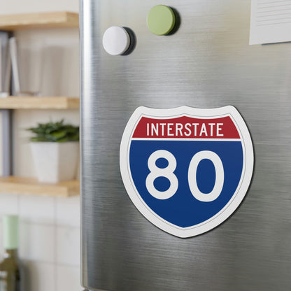 Interstate 80 (U.S. Highways) Die-Cut Magnet-The Sticker Space