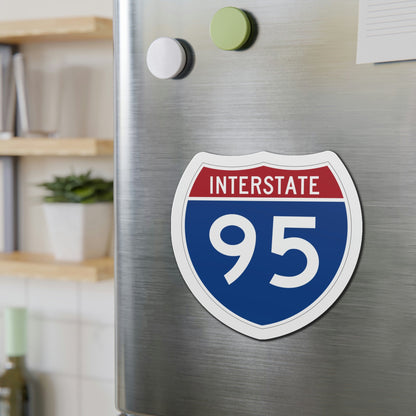 Interstate 95 (U.S. Highways) Die-Cut Magnet-The Sticker Space