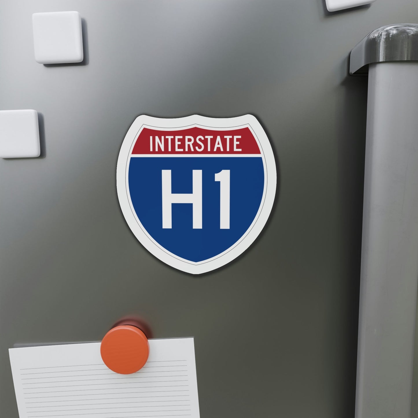 Interstate H1 (U.S. Highways) Die-Cut Magnet-The Sticker Space