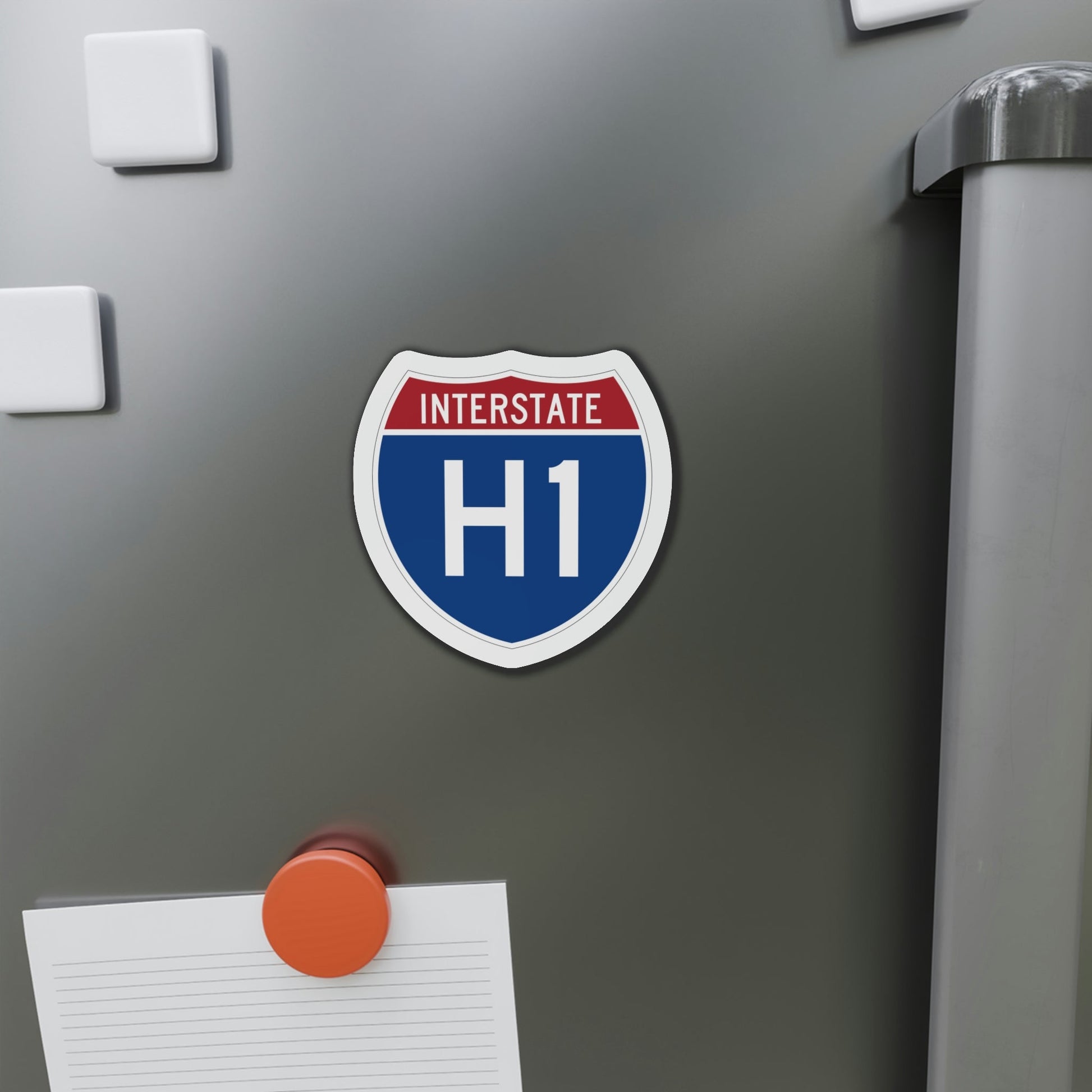 Interstate H1 (U.S. Highways) Die-Cut Magnet-The Sticker Space