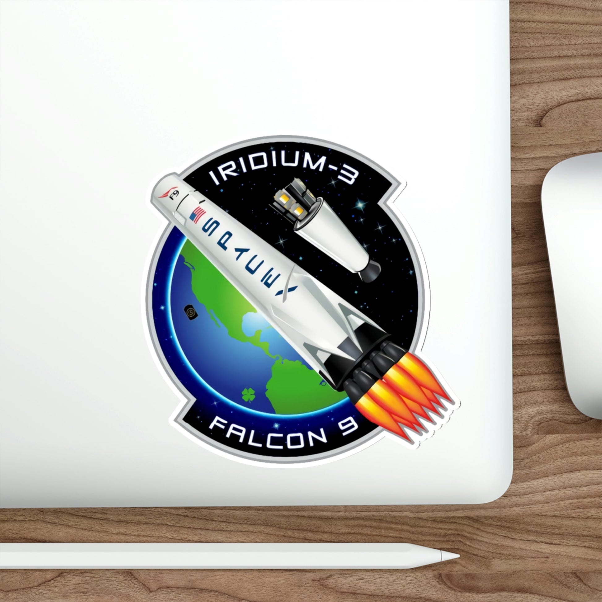 Iridium-3 (SpaceX) STICKER Vinyl Die-Cut Decal-The Sticker Space