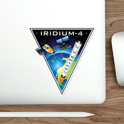 Iridium-4 (SpaceX) STICKER Vinyl Die-Cut Decal-The Sticker Space