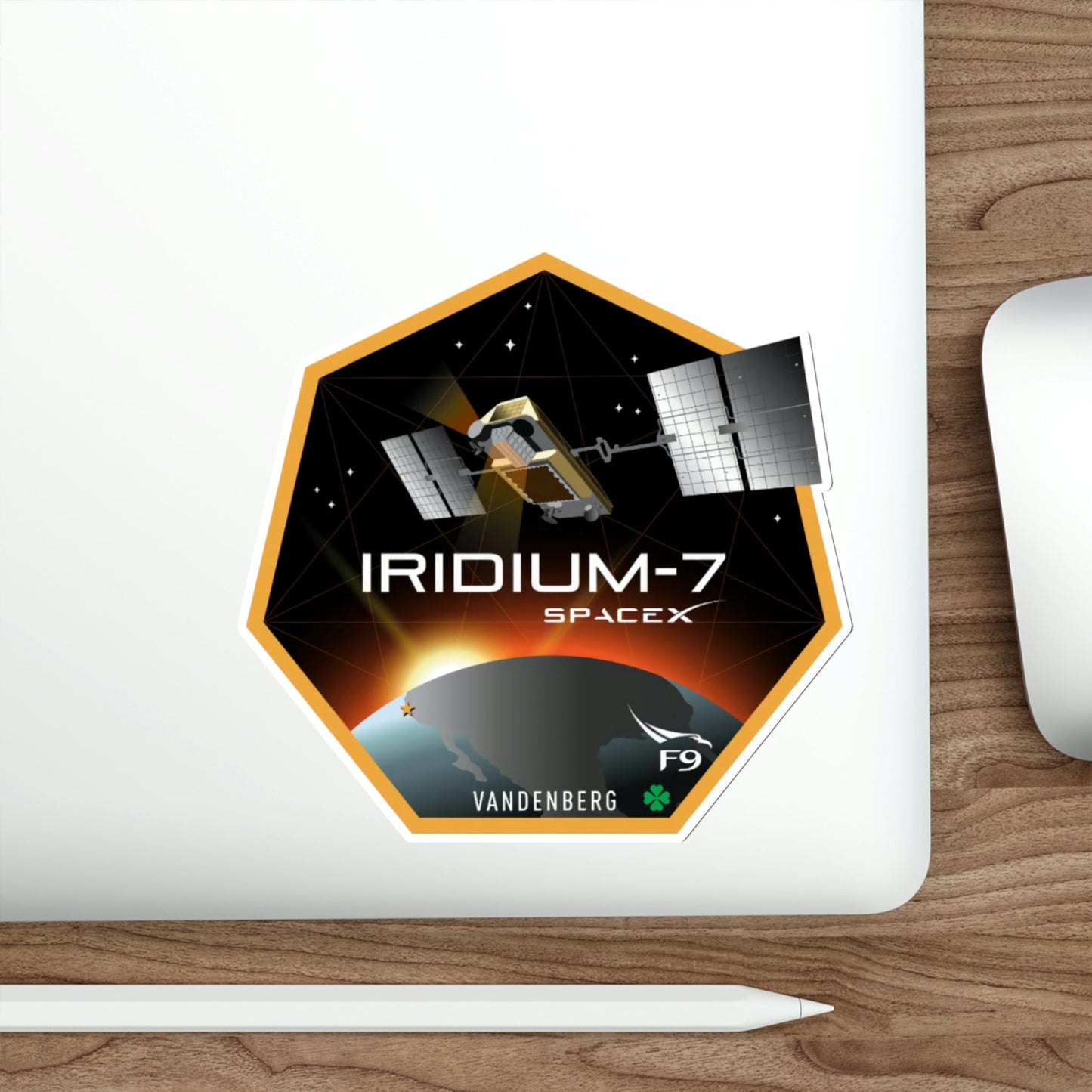 Iridium-7 (SpaceX) STICKER Vinyl Die-Cut Decal-The Sticker Space